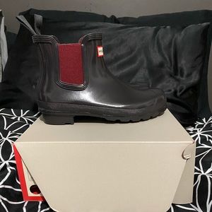 Brand new hunter rain boots size 8